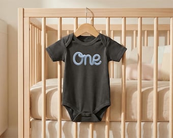 First Birthday Baby Bodysuit: One Yarn Crochet Design New Born Outfit