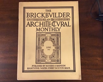 The Brickbuilder Architectural Monthly June 1907