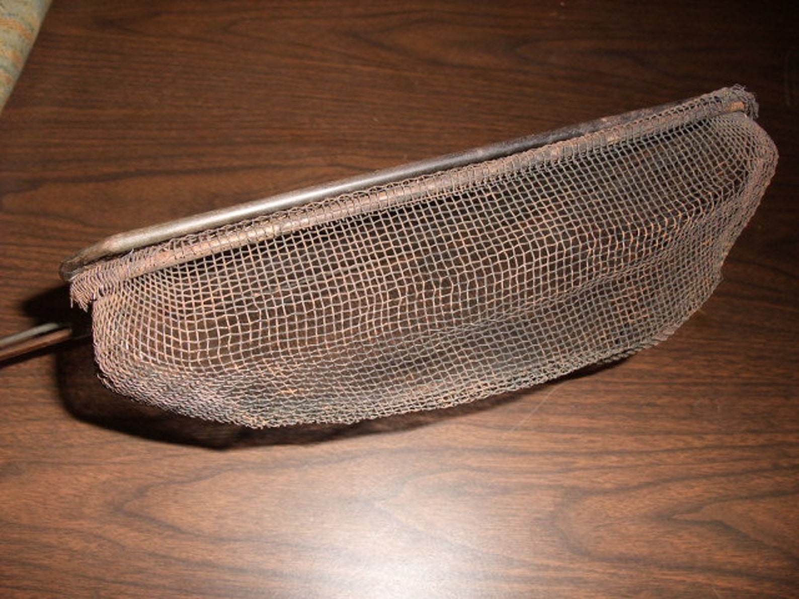 Vintage Wire Basket Popcorn Popper w Green wooden handle Metal Etsy