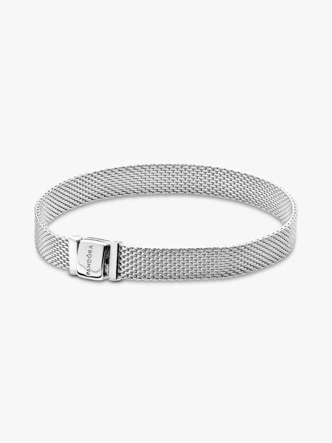 Pandora Reflexions™ Mesh Bracelet,925 Sterling Silver,personalized ...