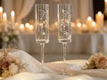 Custom Wedding/Engaged Wine Champagne Flutes Personalized Wedding Gifts Champagne Flutes Wedding Toasting Flutes Newlyweds Mr. Mrs Gift
