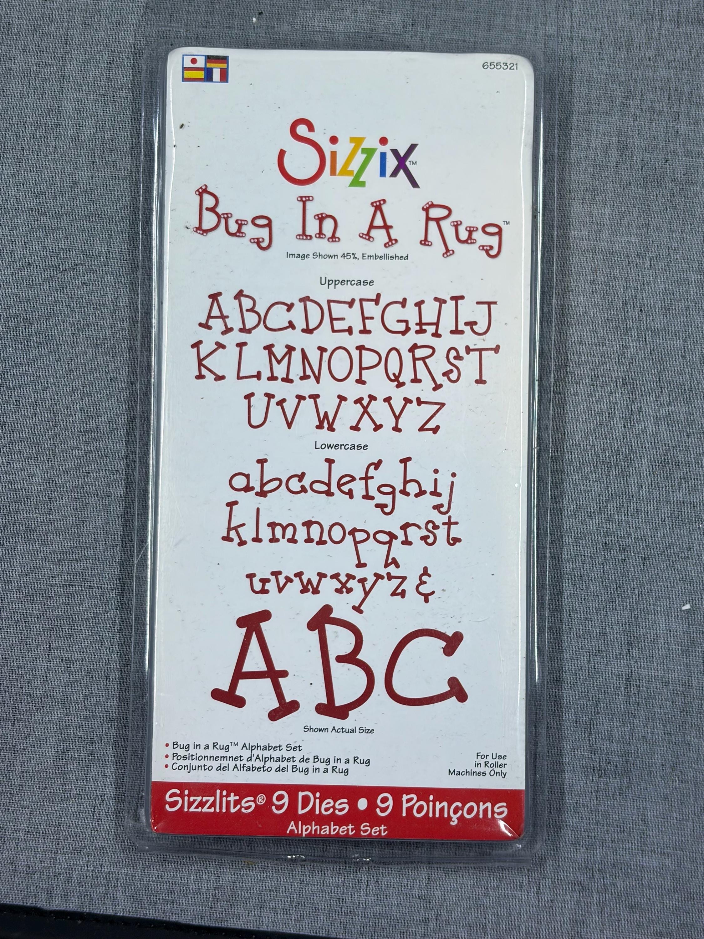 Sizzix alphabet set - Etsy 日本