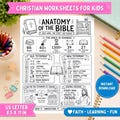 Anatomy of the Bible Study Guide for Kids & Teens | 66 Books Overview Printable product logo