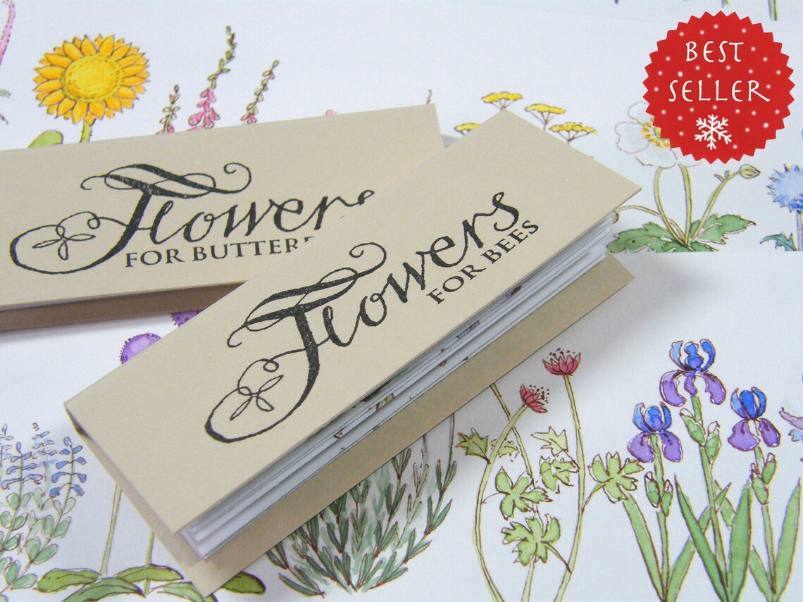 Artists' Books: 'flowers for Bees' ' Flowers - Etsy