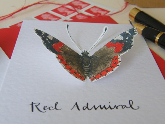 Carte Pop Up Papillon Vulcain Carte Pop Up Papillon Vulcain
