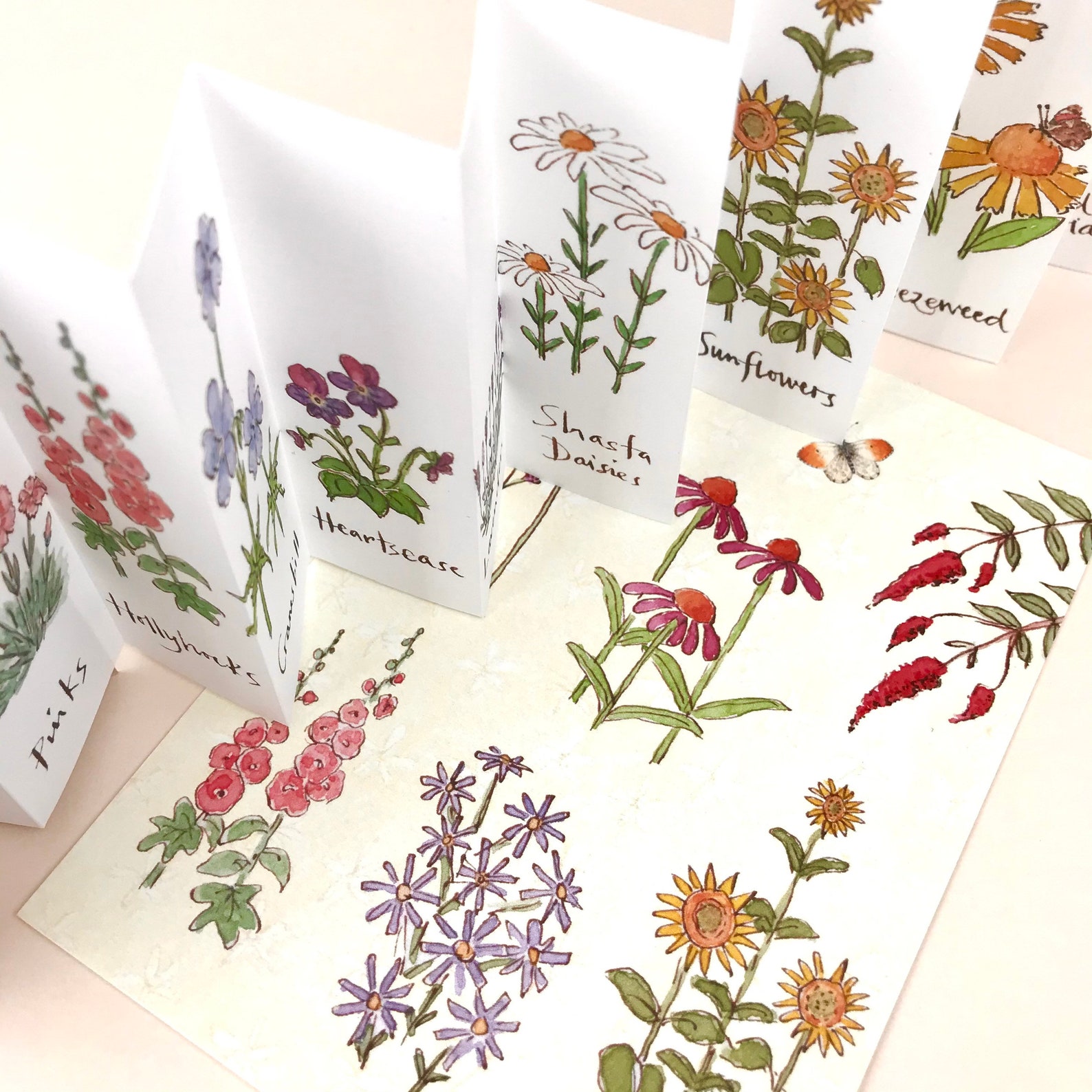 Artists' Books: 'flowers for Bees' ' Flowers - Etsy