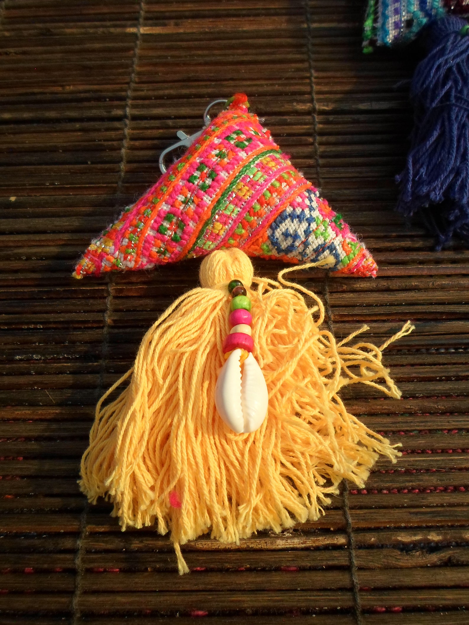 Hmong Textile Key Chains Set Of 3 Hmong Key Chains Bag | Etsy