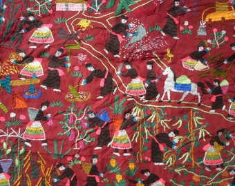 Hmong Story Cloth, Hmong Village Life