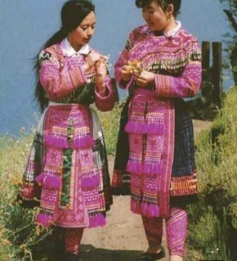 Vintage Textile Hmong Textile Textile Hmong Vintage Textile Tribal Textile Embroidered Vintage Textile