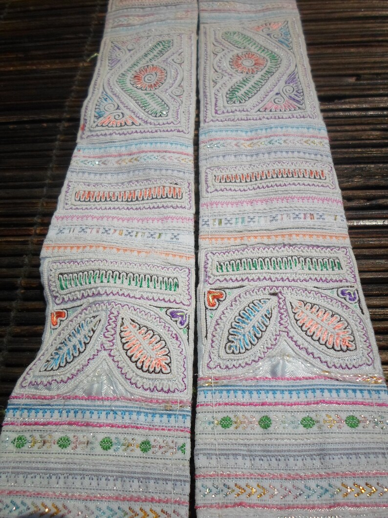 Vintage Textile Hmong Textile Textile Hmong Vintage Textile Tribal Textile Embroidered Vintage Textile