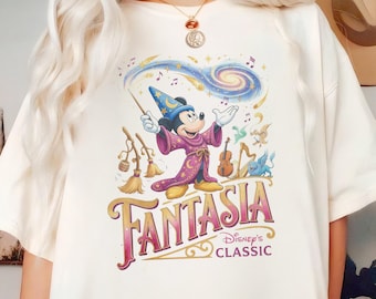 Retro Fantasia Sorcerer Mickey Shirt, Walt Disney Fantasia Mickey Shirt, Fantasia Mickey Tee, Disneyland Trip Tee, Fantasmic Shirt