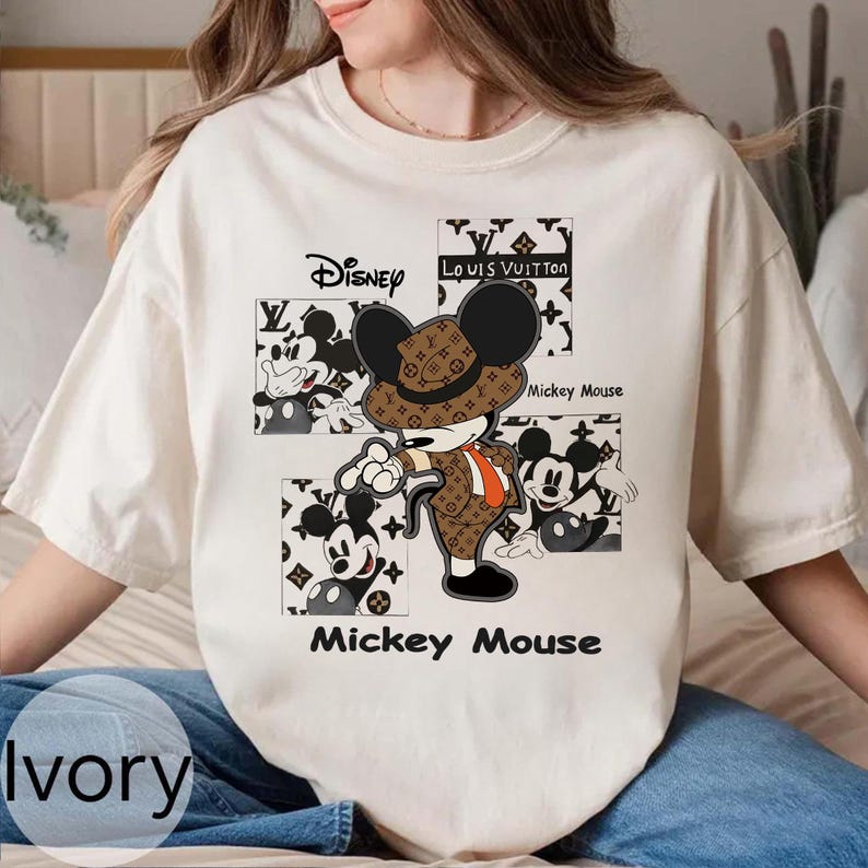 Mickey Mouse Luxury Fashion PNG, High Fashion Mickey Mouse Digital Download, Mickey in Designer Suit Sublimation Design,Streetwear Mouse PNG image 3