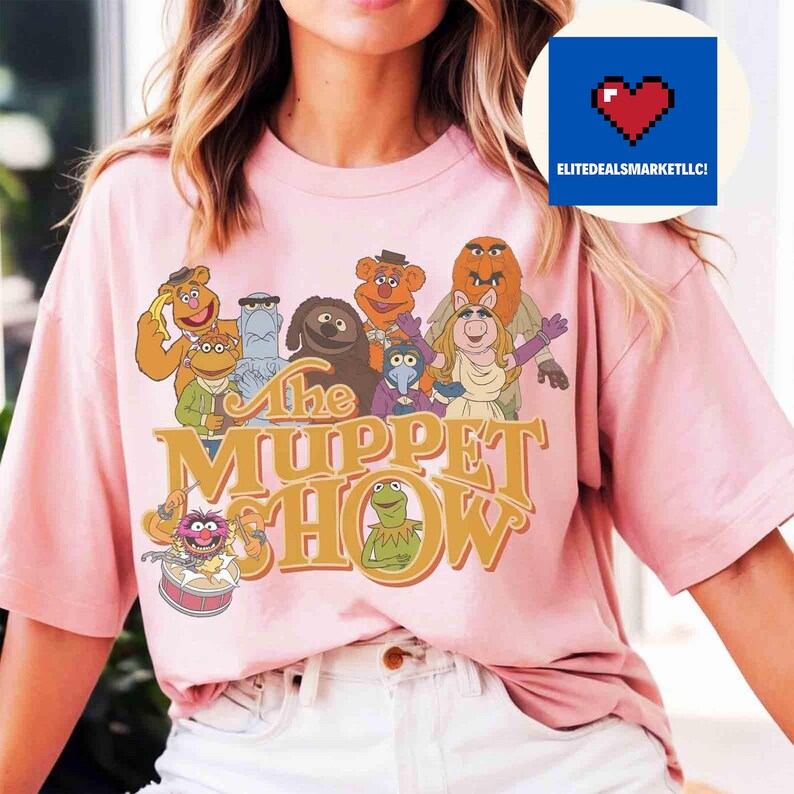 Disney the Muppet Show 50th Anniversary Logo & Muppets Comfort Colors ...