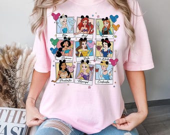 Disney-prinses PNG, aquarel prinses ontwerp, Disney-reis png, schattige Disney-prinses, Disneyworld prinses-meisjes reis digitale download
