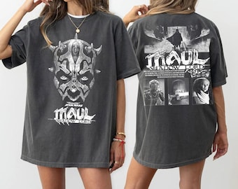 Vintage Darth Maul Shadow Lord Comfort Colors Shirt, Star Wars Darth Maul Hoodie, Star Wars Clone Wars Tee, Maul Sweatshirt, Sith Lord Shirt