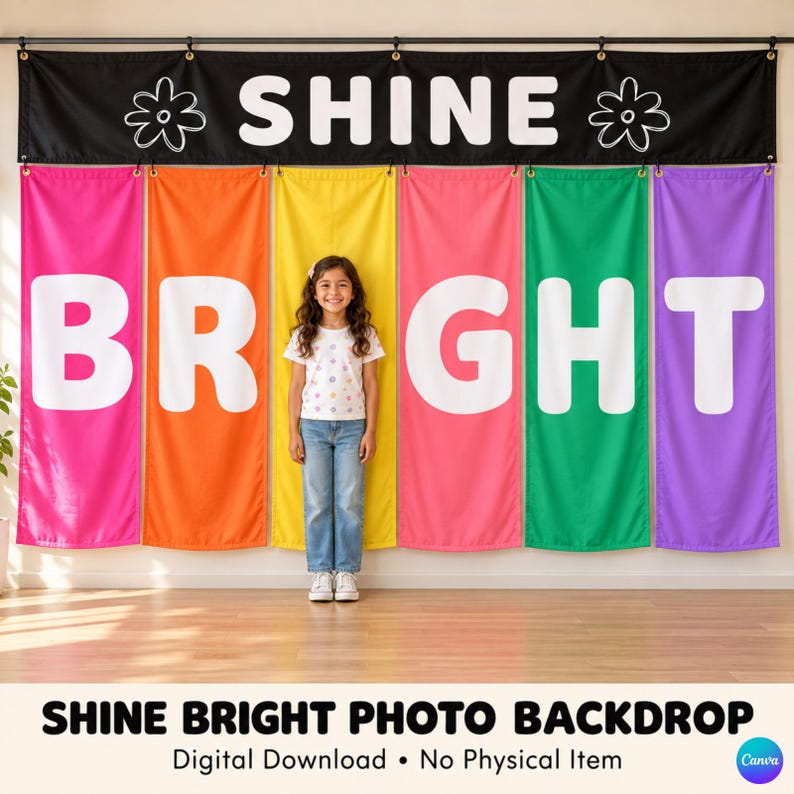 Editable School Photo Backdrop Banner Bundle | Kindness Classroom Decor ...