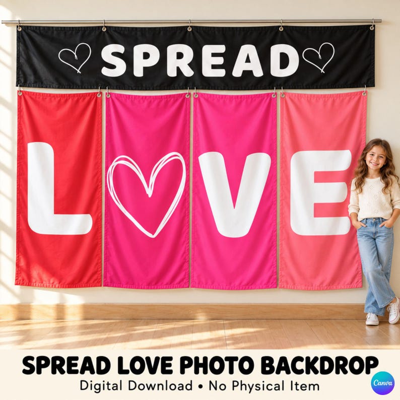 Editable School Photo Backdrop Banner Bundle | Kindness Classroom Decor ...