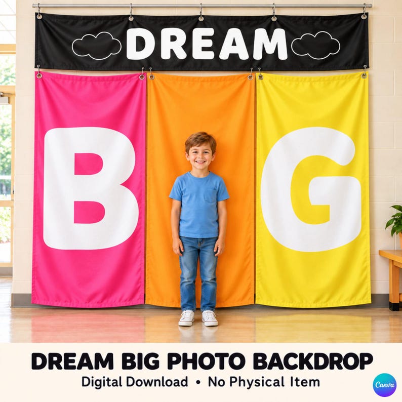 Editable School Photo Backdrop Banner Bundle | Kindness Classroom Decor ...