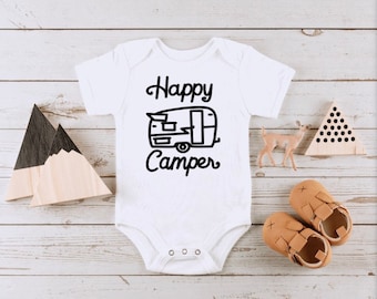 United States Forest Service Happy Camper USA Youth Newborn Infant Rompers
