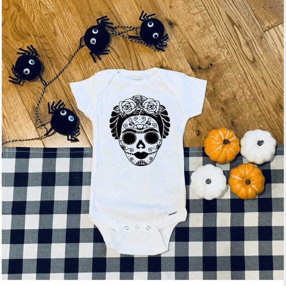 sugar skull onesie