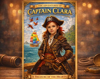 De avonturen van kapitein Clara, deel 1 | E-boek, audioboek en afdrukbare puzzels (6-10 jaar) (digitale download)