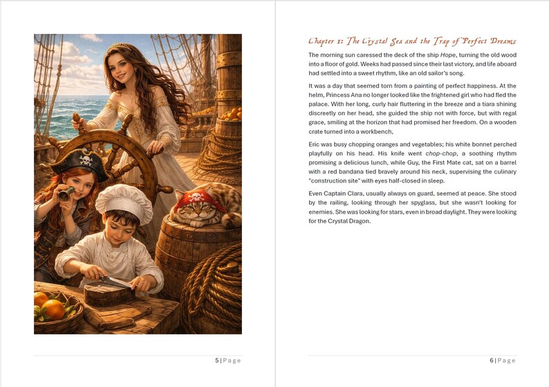 De avonturen van kapitein Clara, deel 2 | E-boek, audioboek en afdrukbare puzzels (6-10 jaar) (digitale download) afbeelding 2