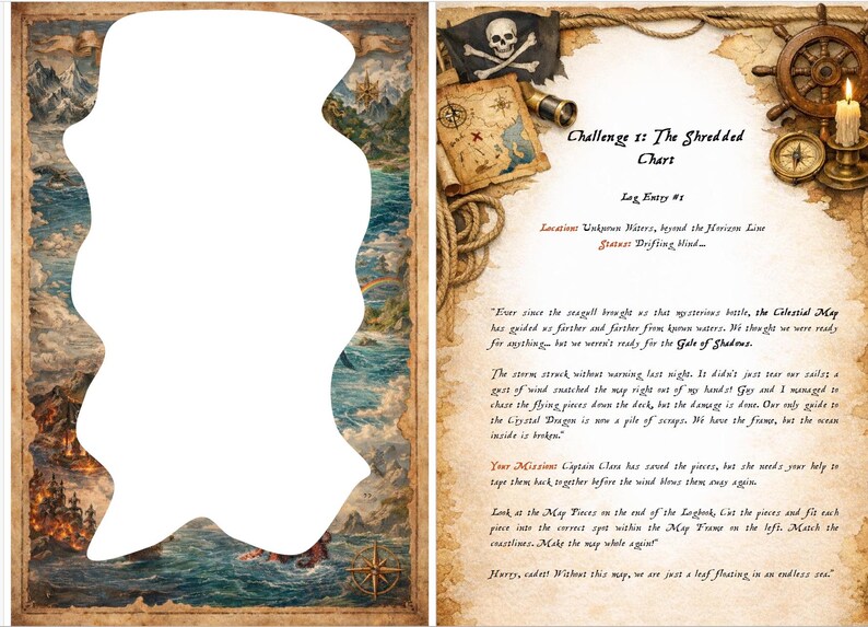 De avonturen van kapitein Clara, deel 2 | E-boek, audioboek en afdrukbare puzzels (6-10 jaar) (digitale download) afbeelding 6