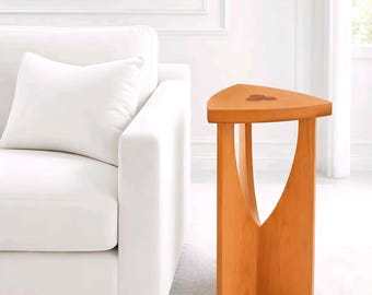 Projeto de mesa lateral com padrão geométrico | Mesa de destaque moderna em madeira (faça você mesmo) | Projeto digital de marcenaria em PDF