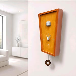 Plany zegara z kukułką | Drewniany zegar ścienny DIY | Plany zegara wahadłowego | Pobierz cyfrowo