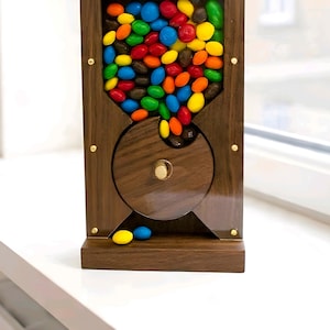 DIY Candy Dispenser Plans | Wooden Candy Machine Woodworking Plans | Build Your Own Candy Dispenser | Instant PDF Download