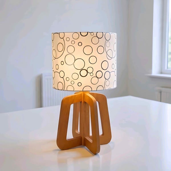 DIY Holzlampen Plan, PDF Download