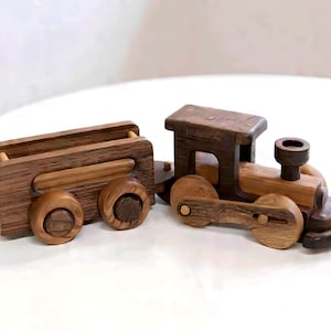 Wooden Steam locomotive train Plan PDF