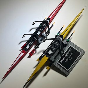 A&B hand painted rowing shells model