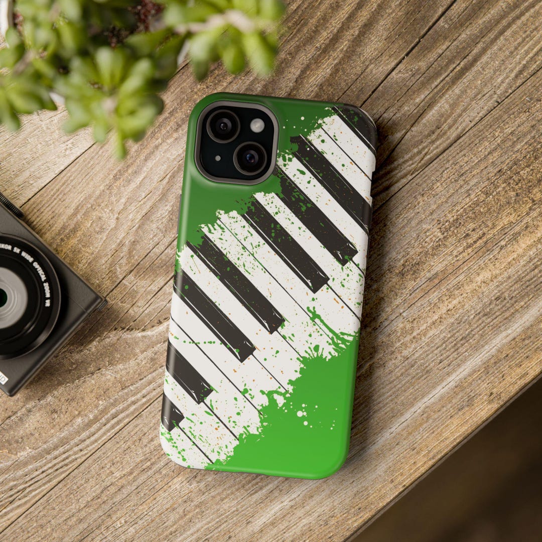 Grunge Piano Keys Phone Case | Keyboard Musician Magnetic Impact ...