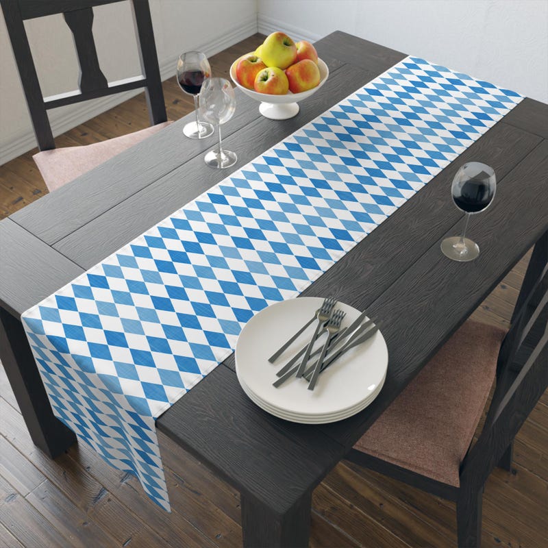 Diamond Checker Runner - Etsy