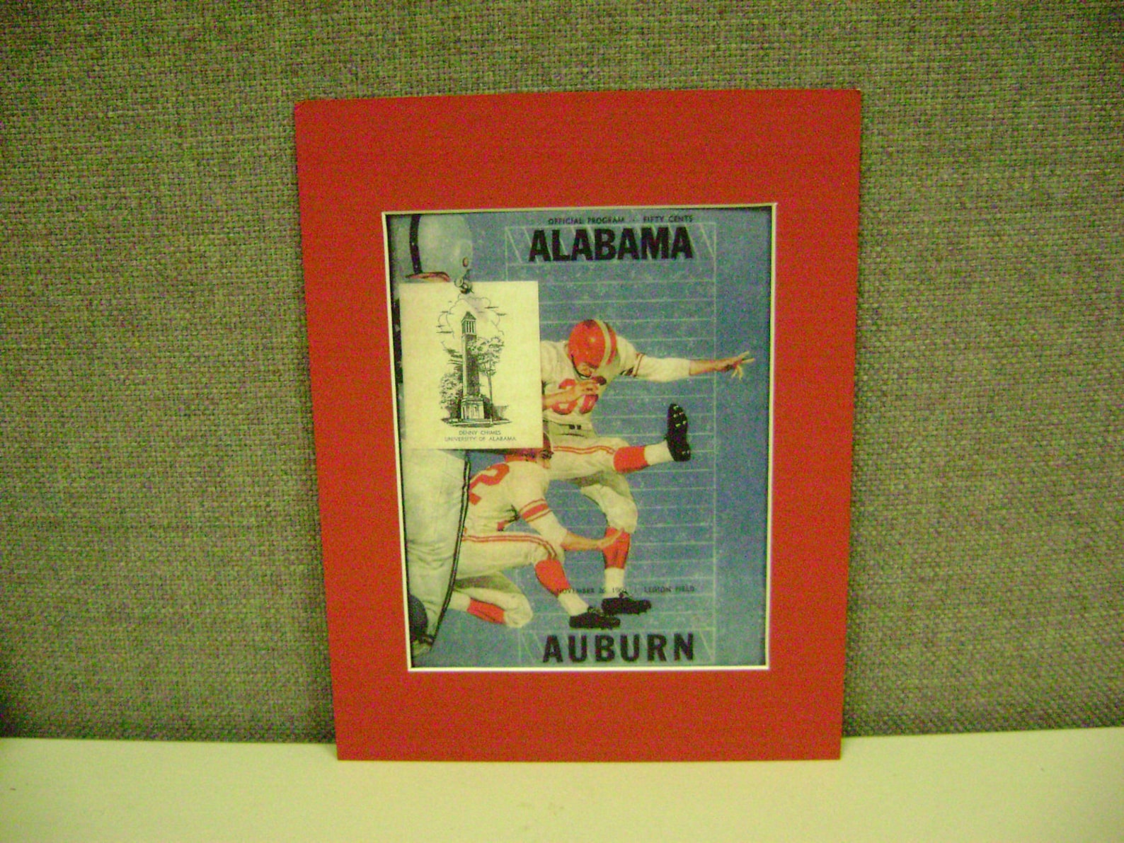 Vintage 1960 Alabamaauburn Official Football Program Print Ready for