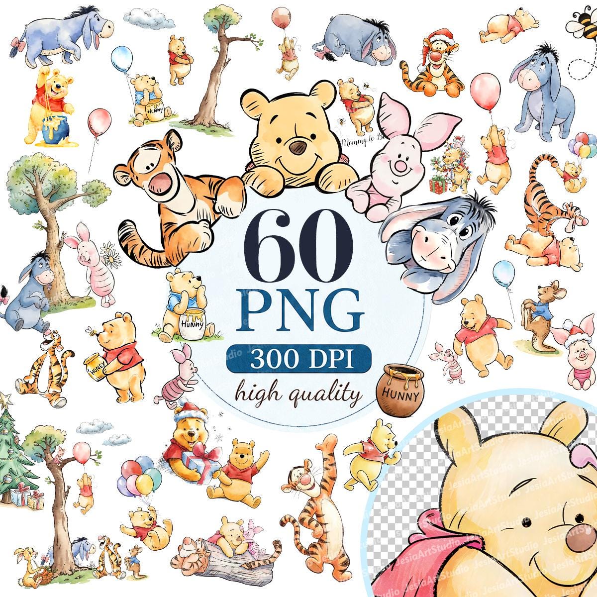 Winnie the Pooh Vintage Frames - Etsy