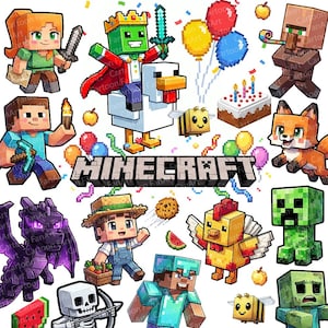 100 PNG File Minecraft 300 DPI High Quality Game PNG
