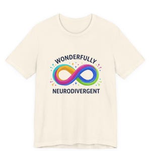 Wonderfully Neurodivergent Tee | autistic pride, neurodiversity acceptance