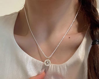 Six-pointed Star Pendant Necklace: Women's Versatile Short Neck Chain