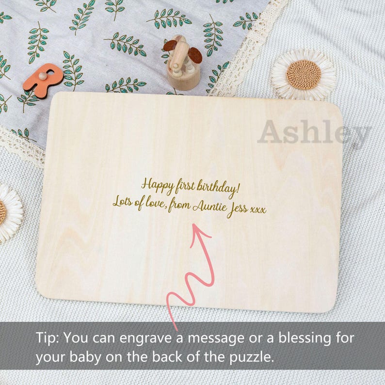 Personlig Baby Busy Board, Första födelsedagspresent, Babyshowerpresent, Lärande leksak för småbarn, Anpassat tränamnpussel, Pedagogisk leksak bild 5