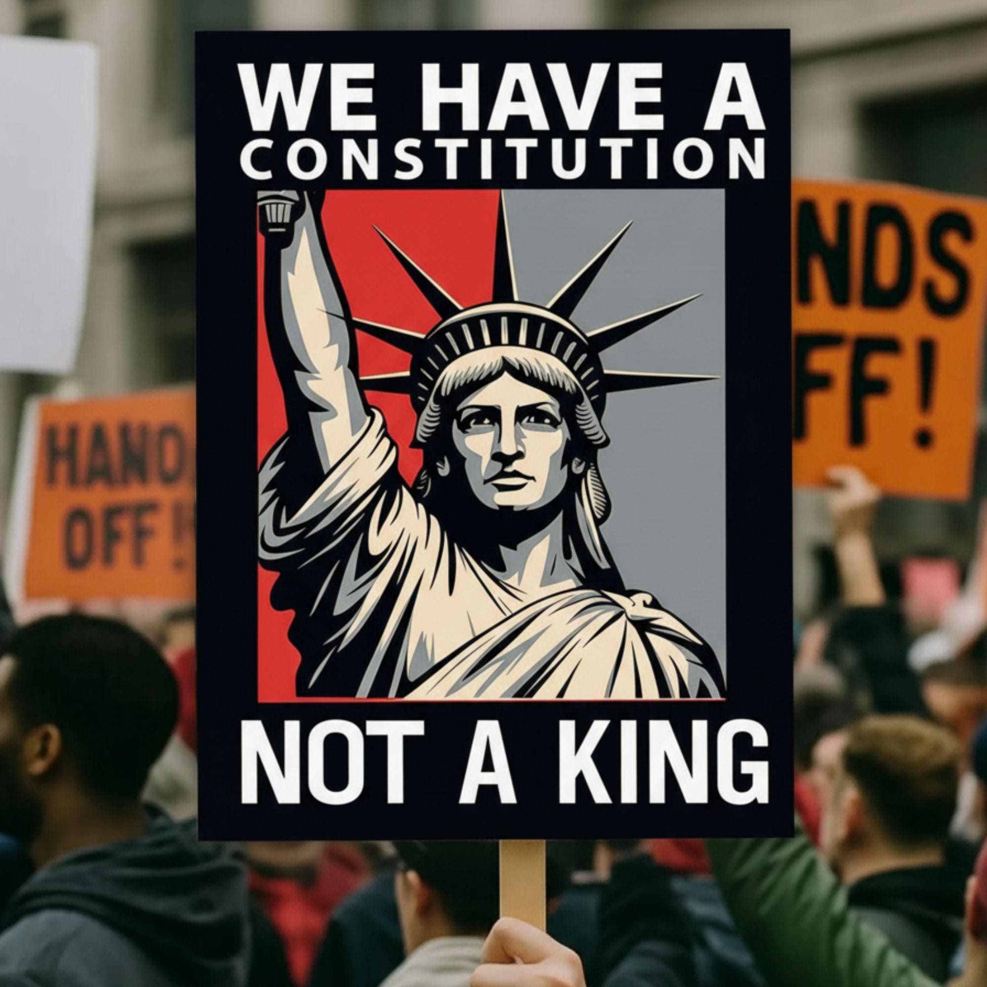 12 Printable Anti-trump Protest Sign Bundle, No Kings Posters,resist ...