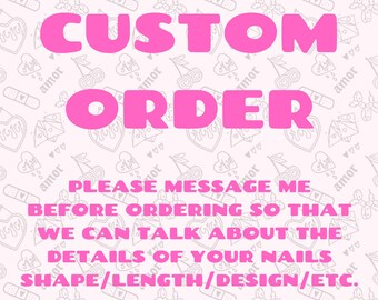 Pedido personalizado - Envíame un mensaje