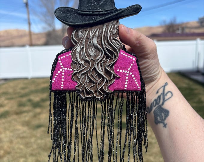 Featured listing image: Cowgirl 3D Car Air Freshener, Freshie