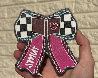 Smut Book with a Bow Car Freshener, Freshie