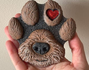 Paw Print 3D Car Air Freshener, Freshie