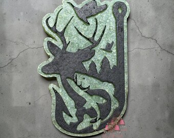 Fishing and Hunting Car Air Freshener, Freshie