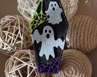 Ghosty Coffin Car Air Freshener, Freshie