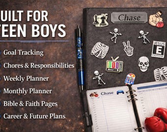 Cuaderno de desarrollo para adolescentes varones / Seguimiento cristiano de objetivos y hábitos