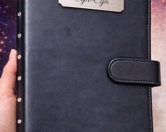 Carpeta personalizada para jugadores de arcade / Agenda de juegos retro / Organizador con nombre personalizado